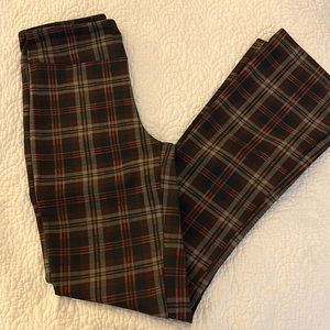 beautiful plaid fall/winter pants size small
